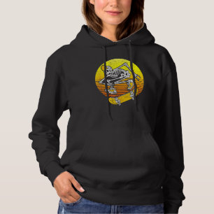 Sudadera Rocker Skater Esqueleto Gorra Cool Halloween Punk