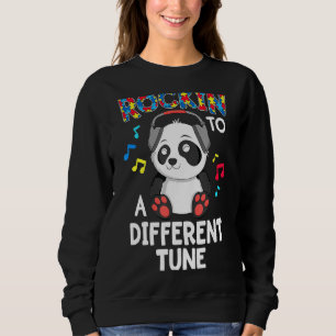Sudadera Rockin' A Otra Tune Panda Autism Awareness