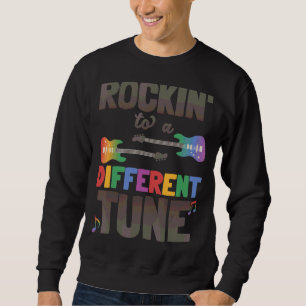 Sudadera Rockin' A Un Autismo De Tune Diferente Niños Autis