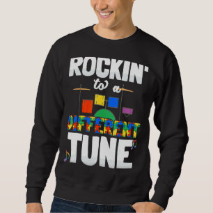 Sudadera Rockin' A Un Autismo De Tune Diferente Niños Autis