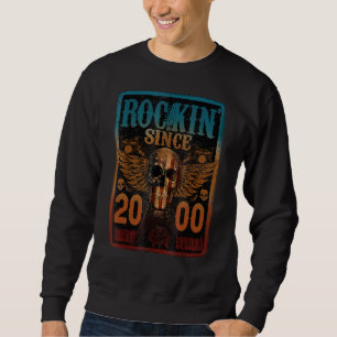 Sudadera Rockin' desde 2000 Skull Rock - 23 años 23rd B