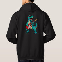 Rockin’ T-Rex – Camiseta con capucha de guitarrist