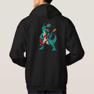 Sudadera Rockin’ T-Rex – Camiseta con capucha de guitarrist