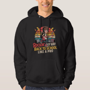 Sudadera Rockin vuelve a la escuela como un profesional