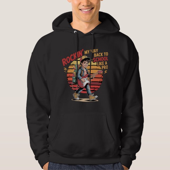 Sudadera Rockin vuelve a la escuela como un profesional (Anverso)