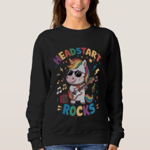 Sudadera Rocks Unicornio Amante Niños Roca Niña Espalda