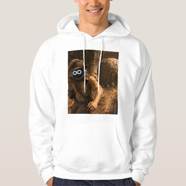 Sudadera Rodando la roca M70 hacia Illinois Jenkins (Anverso)