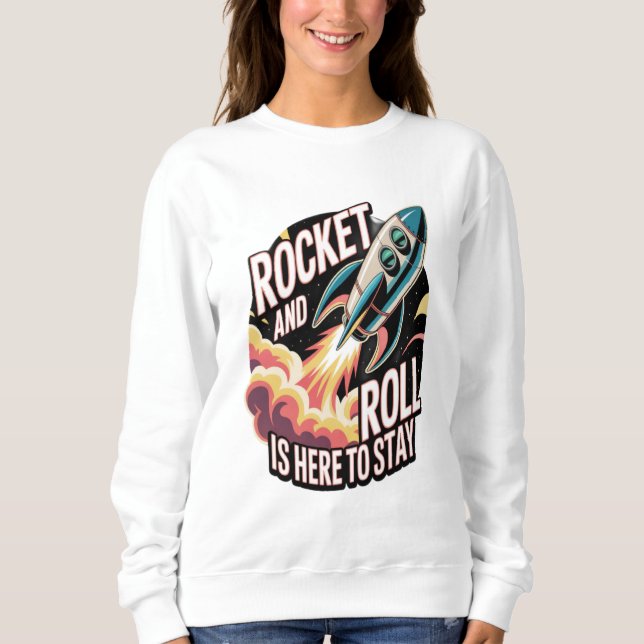 Sudadera Rodar Cohete  (Anverso)