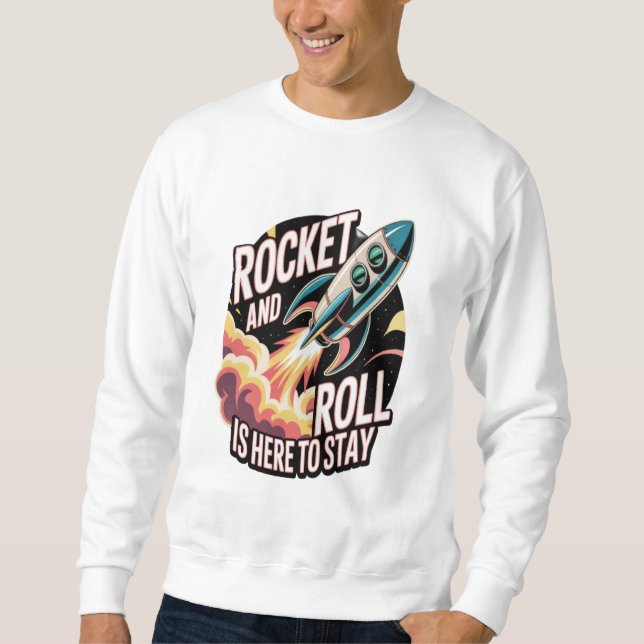 Sudadera Rodar Cohete  (Anverso)