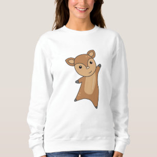Sudadera Roe Deer Fawn Cute Animals Forest Para Niños Marró