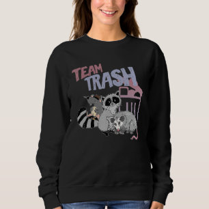 Sudadera Roedores de tramas de equipo Raccoons Possum Funny