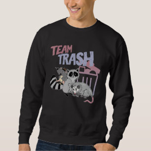 Sudadera Roedores de tramas de equipo Raccoons Possum Funny
