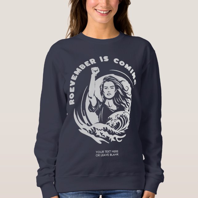 Sudadera Roevember Está llegando la votación presidencial E (Anverso)