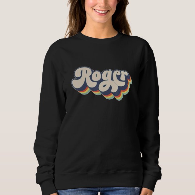 Sudadera Roger Name Apellido Personalizado Apellido Roger (Anverso)