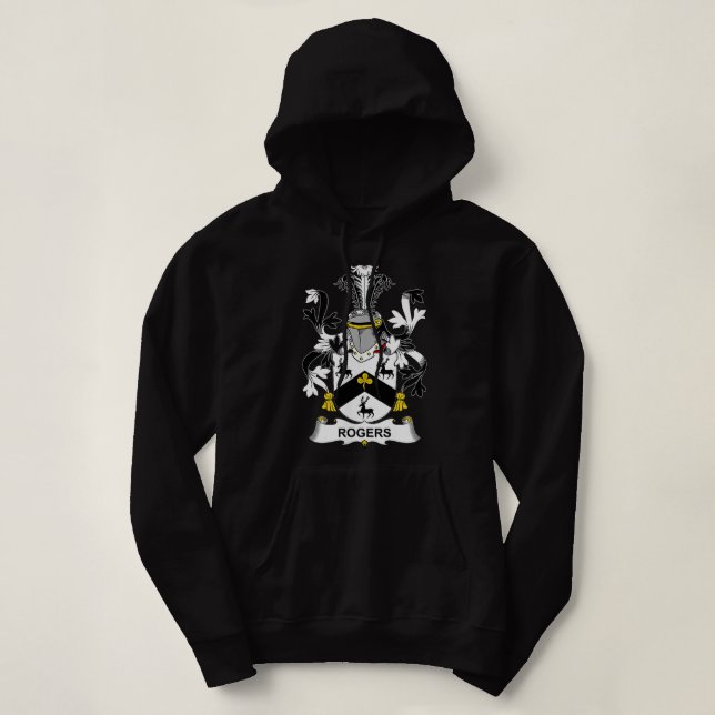 Sudadera Rogers Coat of Arms  Family Crest   (Diseño del anverso)