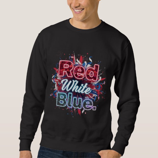 Sudadera Rojo Blanco Azul (Anverso)