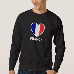Sudadera Rojo blanco azul de la bandera de Francia