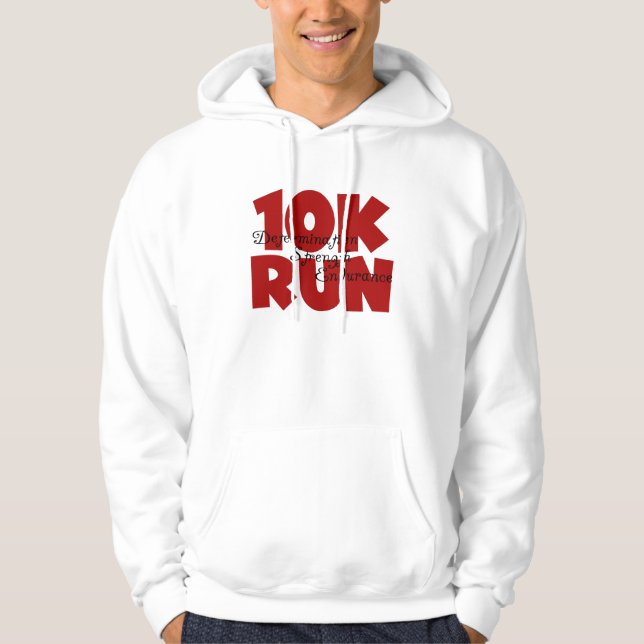 Sudadera rojo corrido 10K (Anverso)