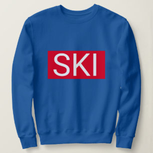 Sudadera Rojo Después de Esquiar