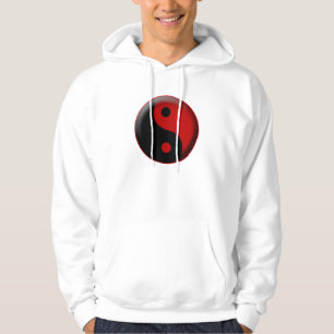 Sudadera ROJO NEGRO 3D de YIN YANG