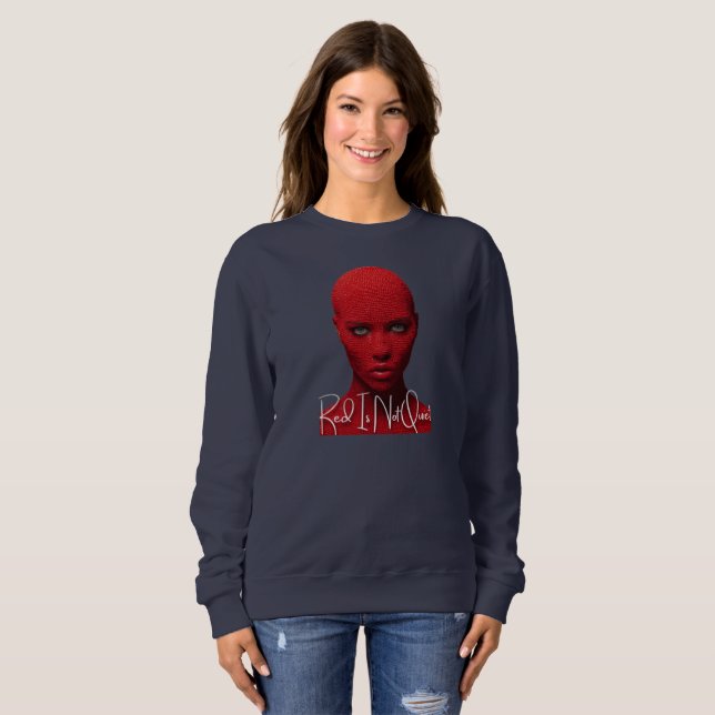 Sudadera Rojo No Es Silencio (Anverso completo)