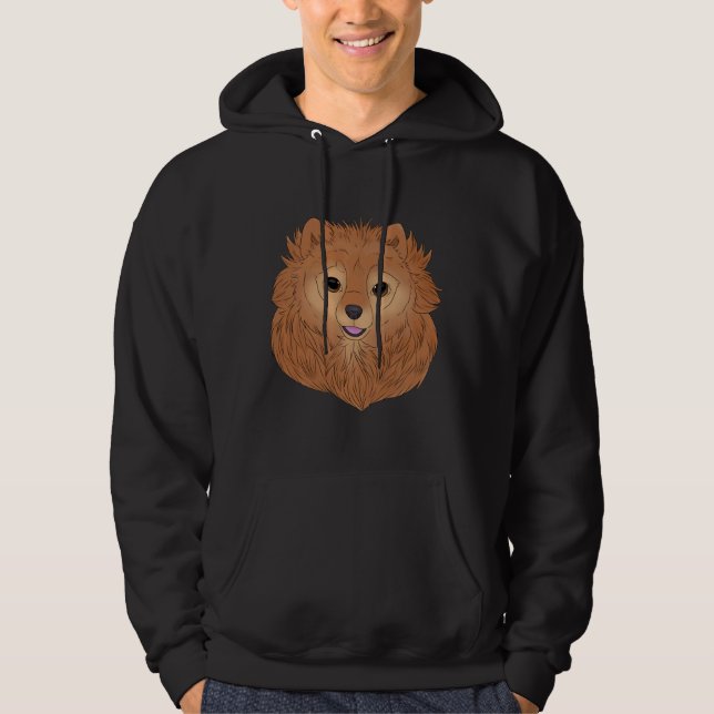 Sudadera Rojo pomeránico (Anverso)