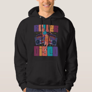 Sudadera Roller Chica Skate Radio Skater Skater Disco Retro