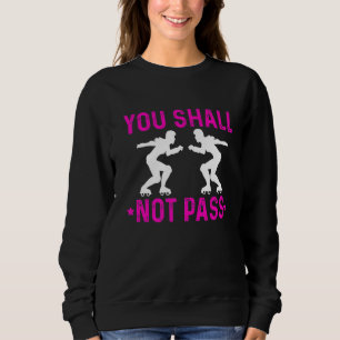 Sudadera Roller Derby Player pasada Skating Team