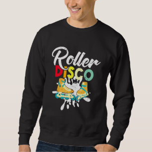 Sudadera Roller Disco - Patinaje disco de rodillos retro