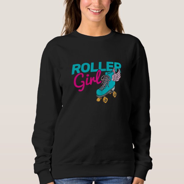 Sudadera Roller patinador de patinaje sobre ruedas Chica (Anverso)