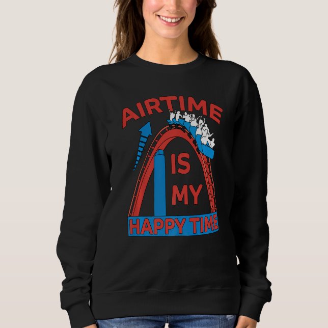 Sudadera Roller Roller Coaster Park en el Airtime Roller (Anverso)