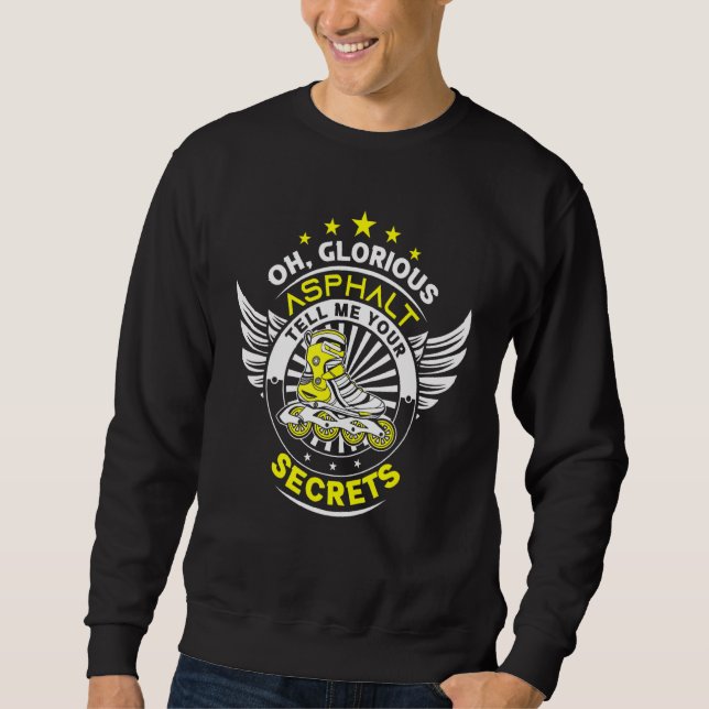 Sudadera Roller Skate Design Roller Blades Skater Stuts Inl (Anverso)