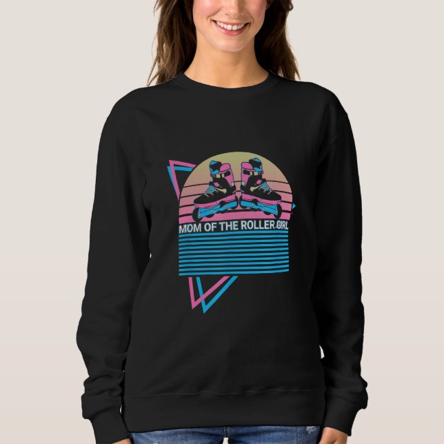 Sudadera Roller Skate Roller Skating Mom Retro Mom Of The R (Anverso)