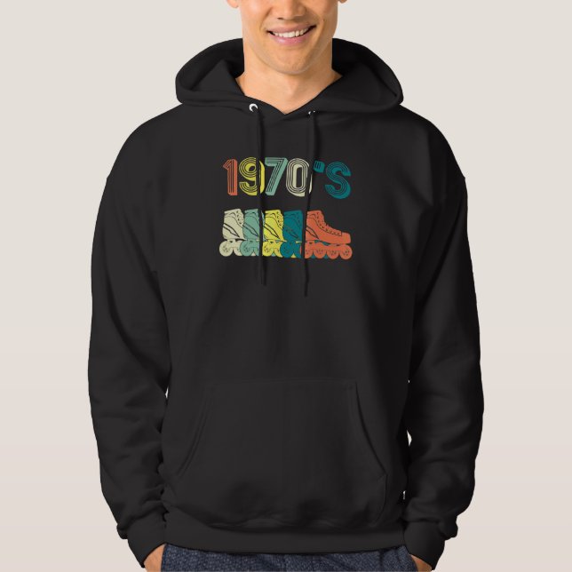 Sudadera Roller Skate Skating 70s Retro (Anverso)