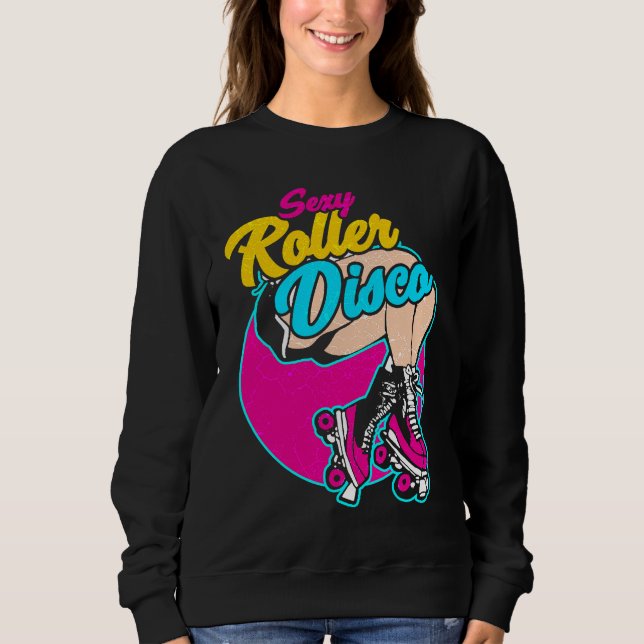 Sudadera Roller skates disco inline skating roller skating  (Anverso)