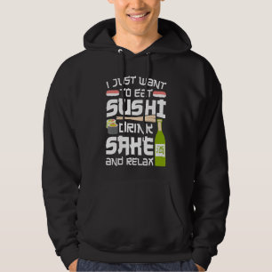 Sudadera Rollo de sushi quiero comer comida japonesa