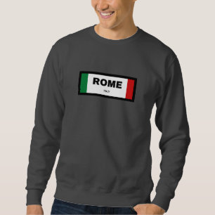 Sudadera Roma en los colores de la bandera italiana