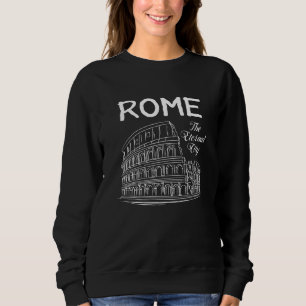Sudadera Roma Italia City Cityscape Skyline Funny Gift
