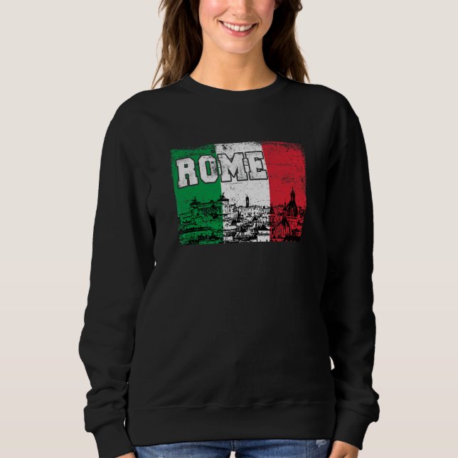 Sudadera Roma Italia Europa (Anverso)