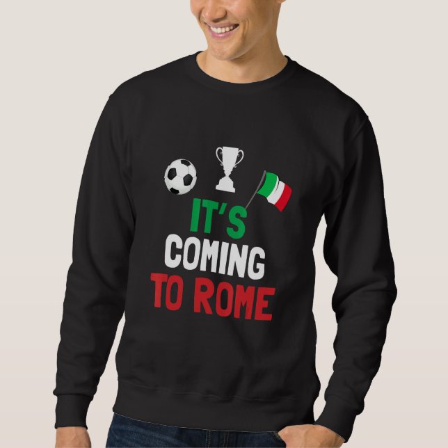 Sudadera Roma: La pena de campeones de Italia (Anverso)