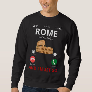 Sudadera Roma llama a Italia souvenir