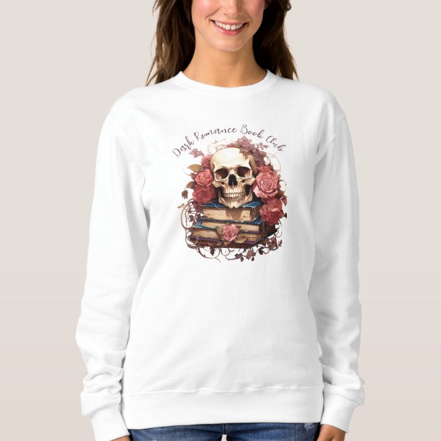 Sudadera Romance Oscuro, Club de Lectura Personalizado (Anverso)