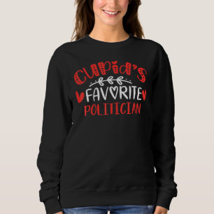 Sudadera Romance, político favorito de Cupido, pareja de ho