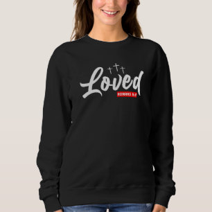 Sudadera Romanos 58 adorada cruz de escritura de la Biblia