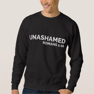 Sudadera Romanos cristianos sin vergüenza cruz Jesús