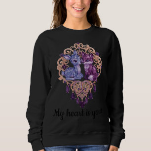 Sudadera Romantic Crystal Animals Custom Couple
