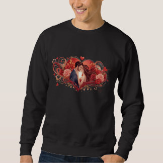 Sudadera Romantic Love Heart Couple Sweatshirts