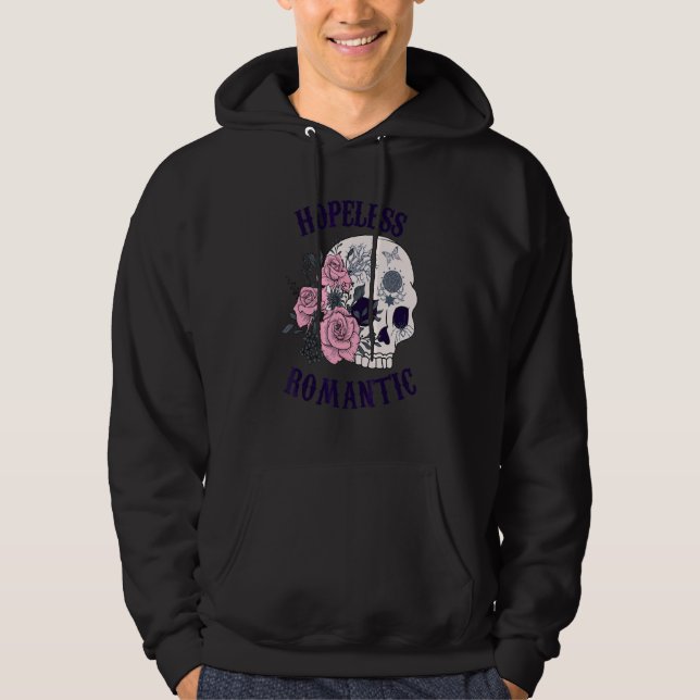 Sudadera Romántico sin Esperanza de Halloween (Anverso)
