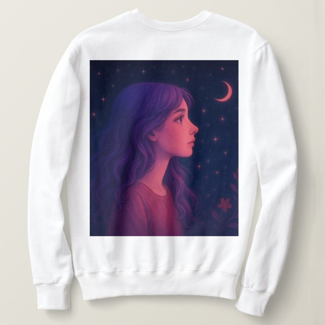 Sudadera romántico y salvaje (Reverso del diseño)