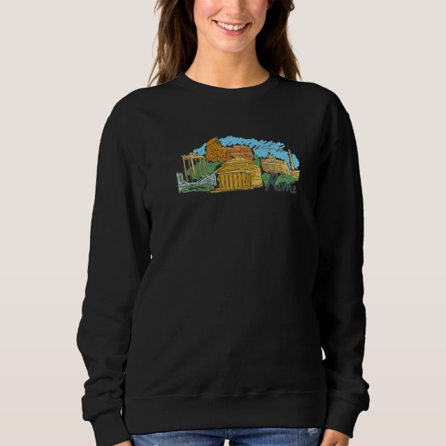 Sudadera Rome City Italy souvenir  for men women (Anverso)